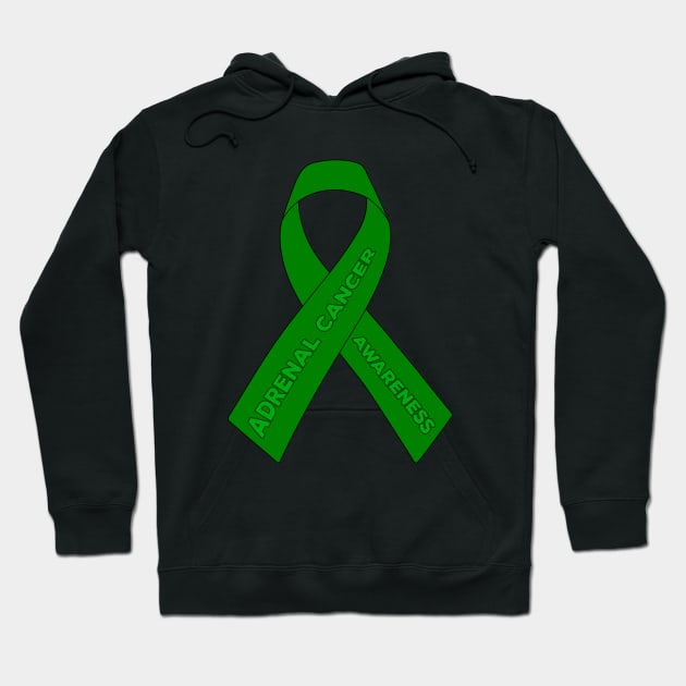 Adrenal Cancer Awareness Hoodie by DiegoCarvalho